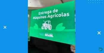 O Ministerio da Agricultura e Pecuaria entregou nesta semana maquinarios